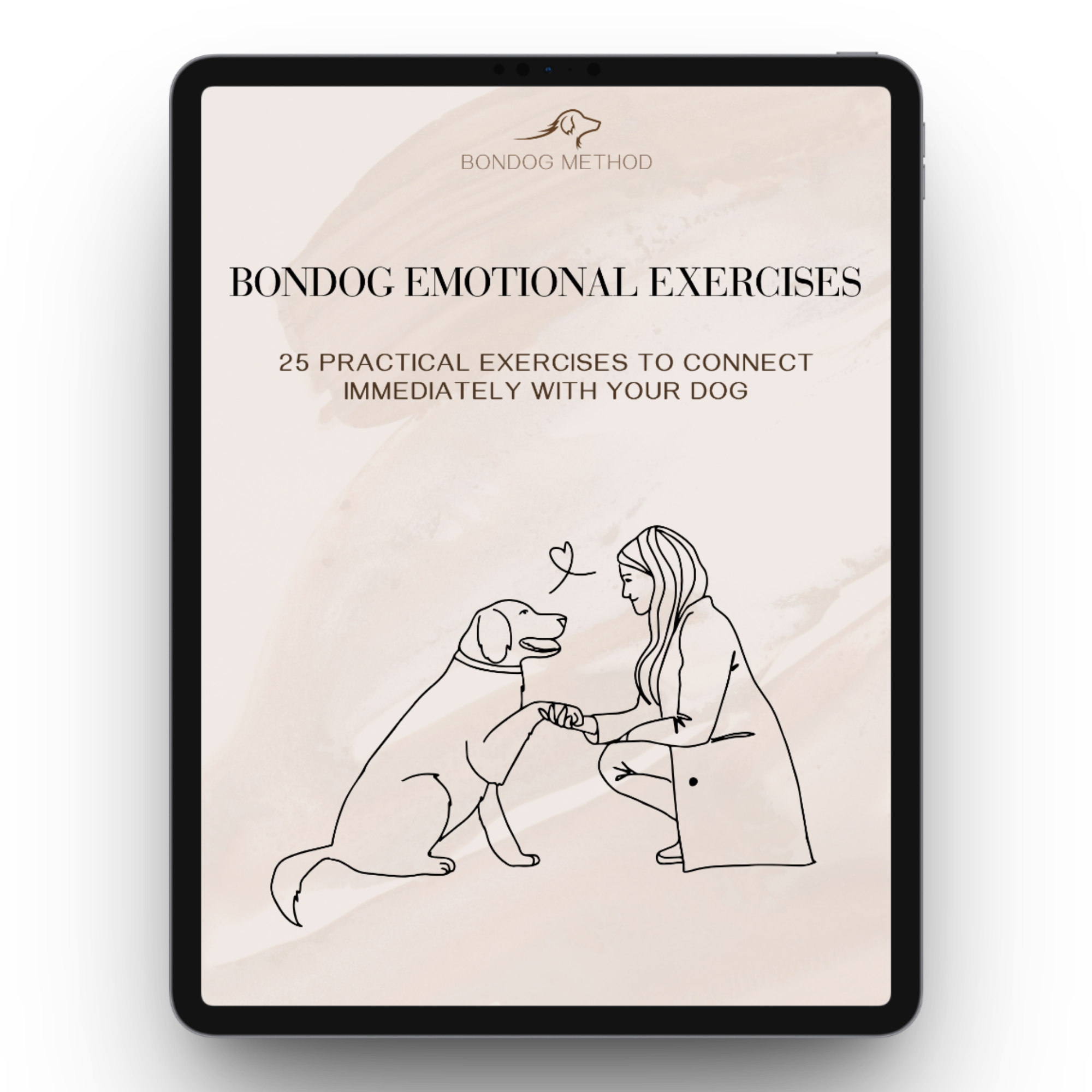 Bondog Emotional Exercises tablet mockup